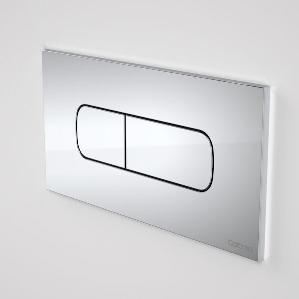 Caroma Forma Pearl Invisi Series II Dual Flush Plate and Buttons Chrome