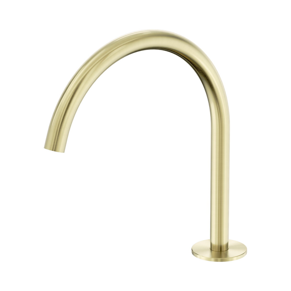 An image of Nero Tapware's Serenity Bath/Kitchen Arc Spout Brushed Gold