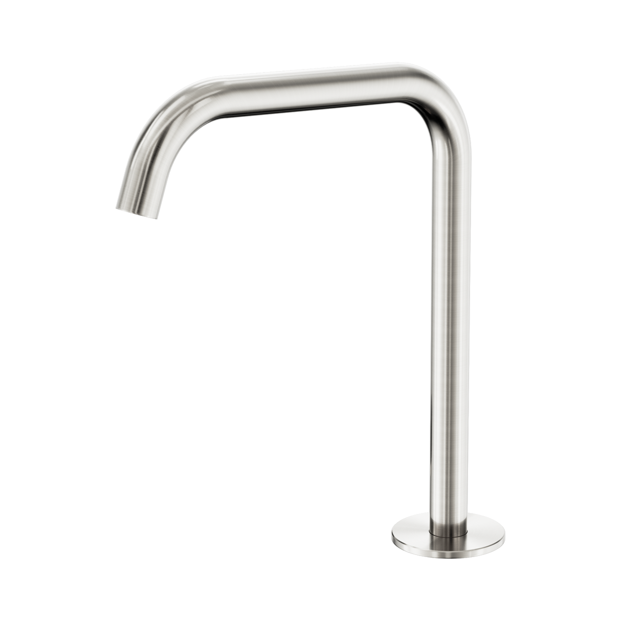 An image of Nero Tapware's Serenity Bath/Kitchen Edge Spout Brushed Nickel