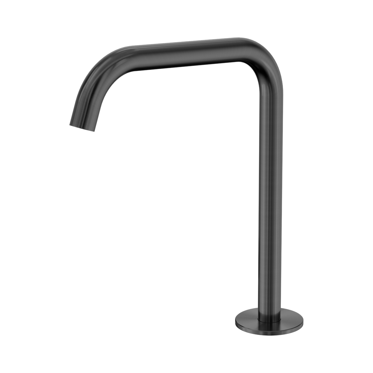 An image of Nero Tapware's Serenity Bath/Kitchen Edge Spout Gun Metal