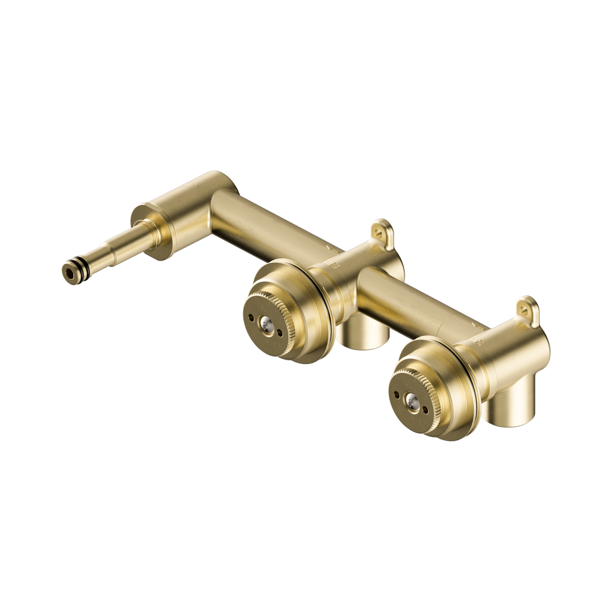 An image of Nero Tapware's Serenity Wall Basin Set Offset Spout Body Only