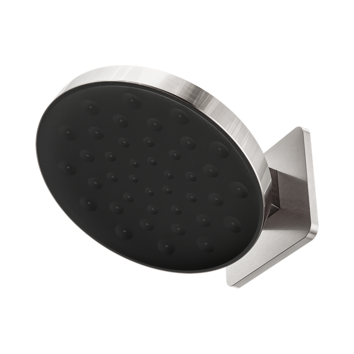 An image of Nero Tapware's Serenity Wall Shower Head Brushed Nickel