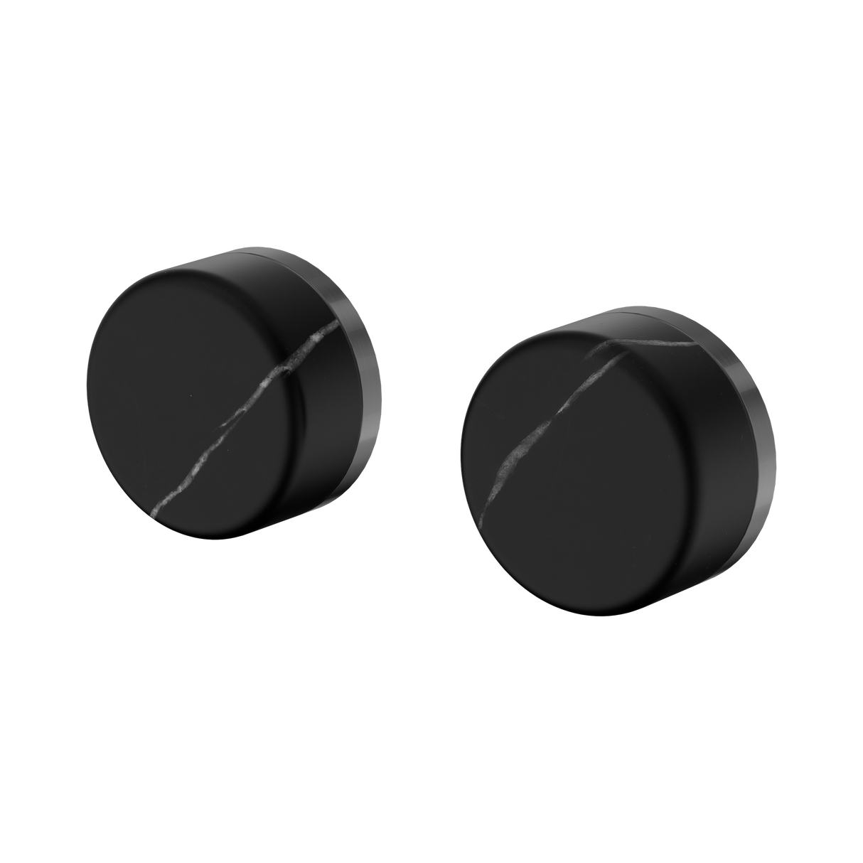 An image of Nero Tapware's Serenity Wall Top Assembly With Marquina Black Handle Gun Metal