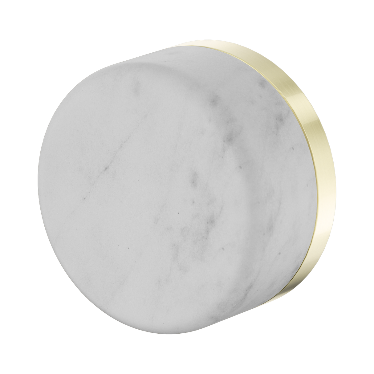 An image of Nero Tapware's Serenity Progressive Shower Mixer With Carrara Handle Brushed Gold