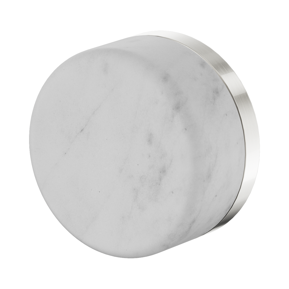 An image of Nero Tapware's Serenity Progressive Shower Mixer With Carrara Handle Brushed Nickel