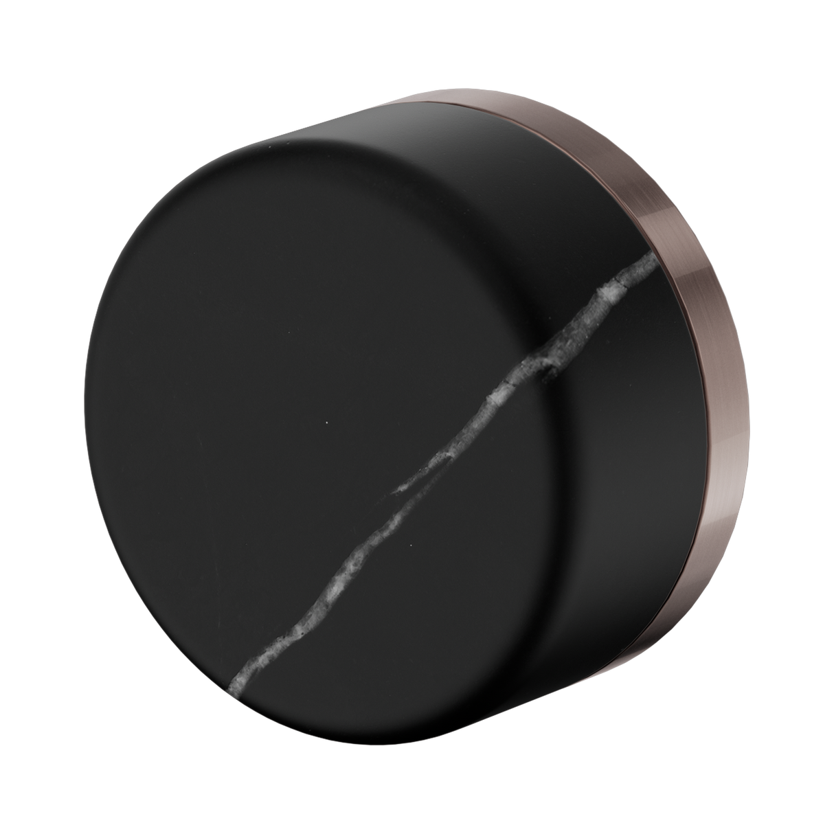 An image of Nero Tapware's Serenity Progressive Shower Mixer With Marquina Black Handle Brushed Bronze