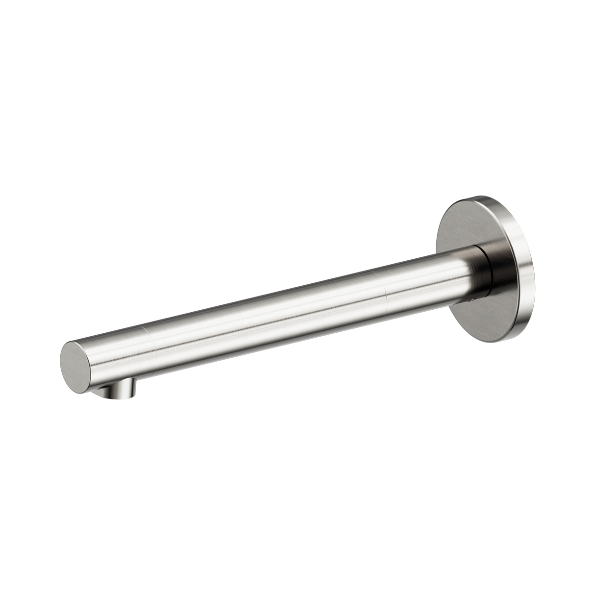 An image of Nero Tapware Dolce II Basin/Bath Spout Only Brushed Nickel