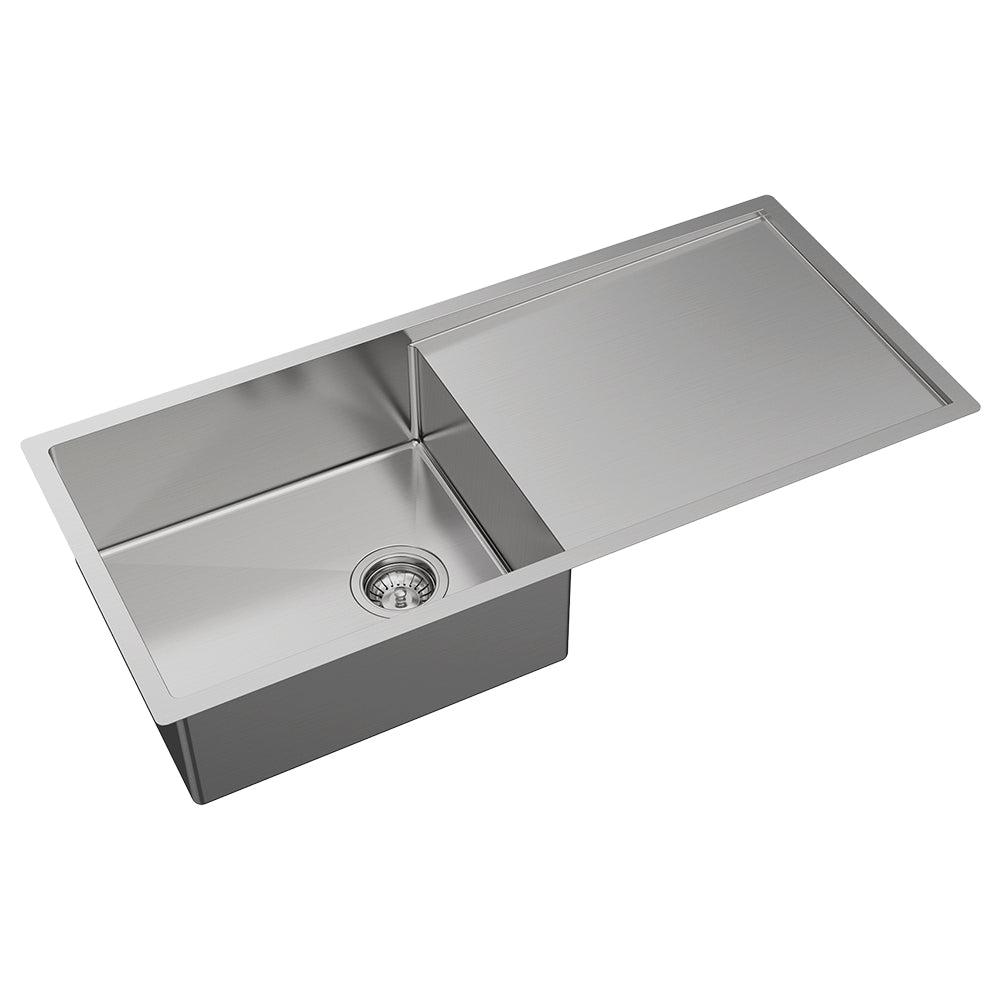 Hana 36L Single Kitchen Sink with Drainer Kit