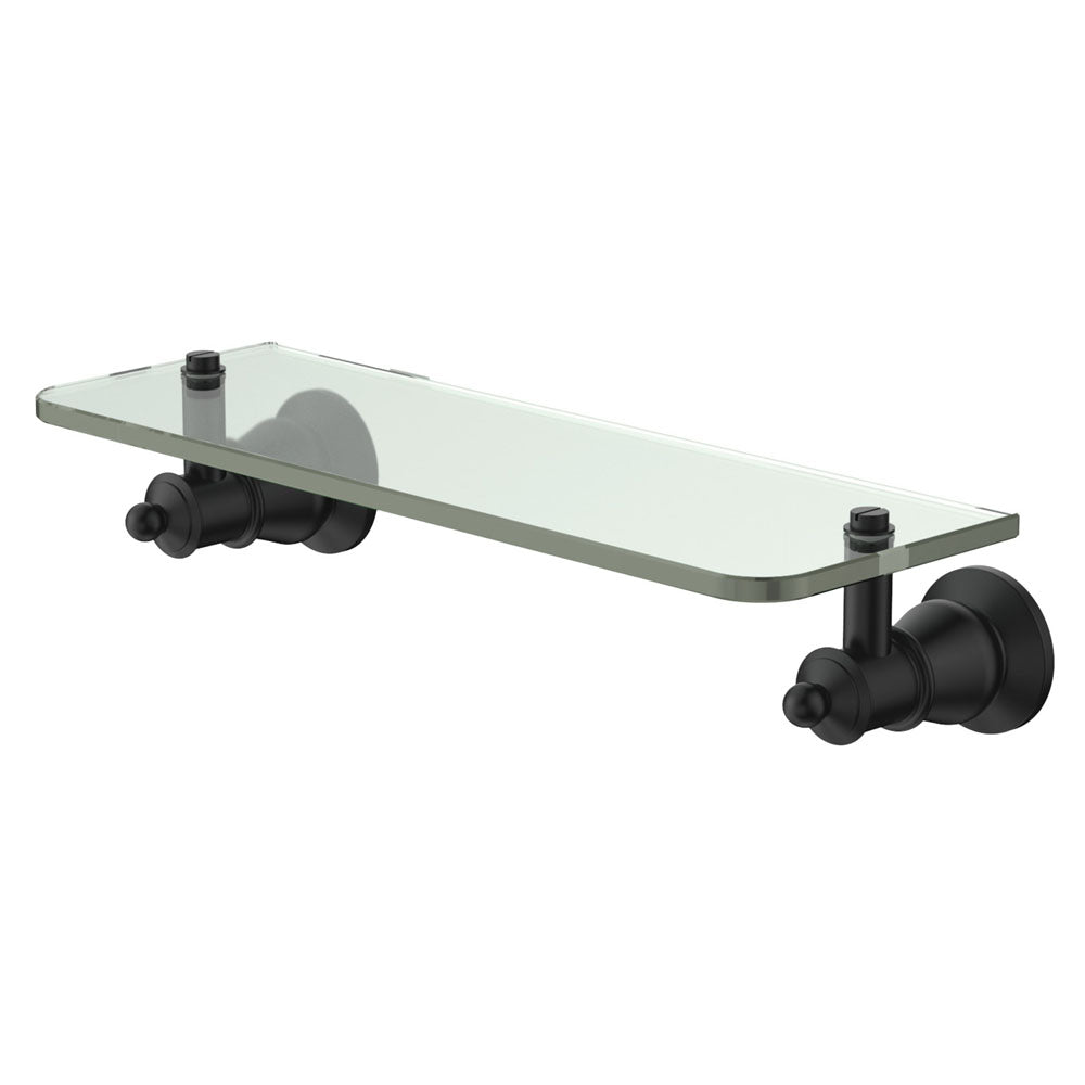 Lillian Glass Shelf Matt Black