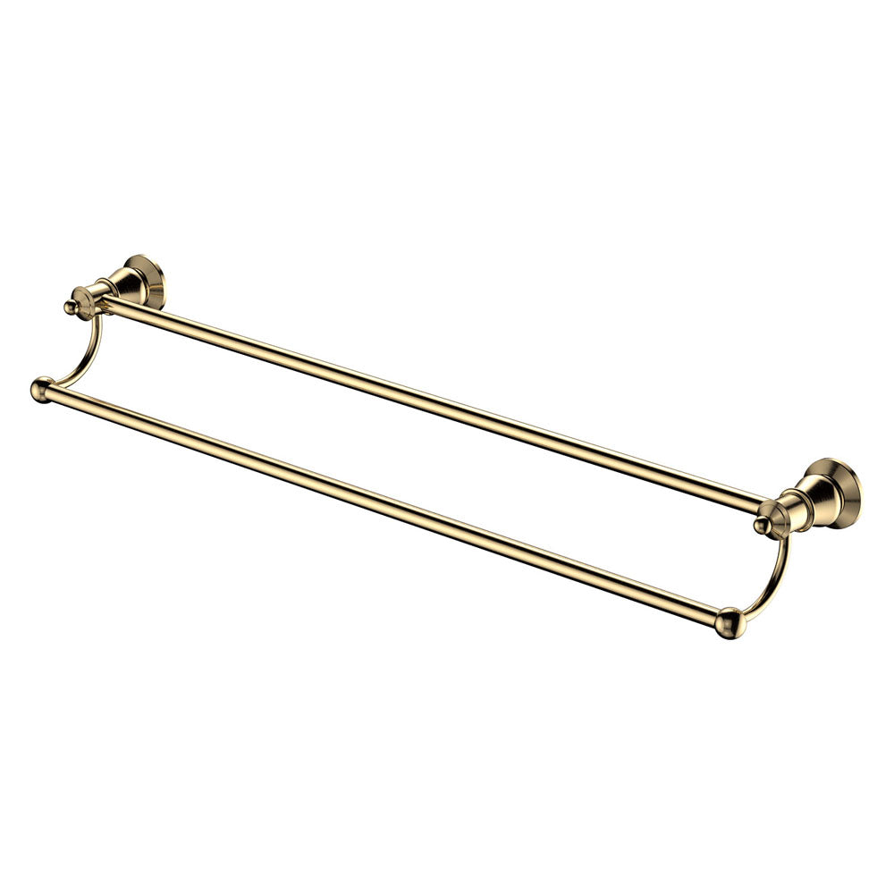Lillian Double Towel Rail Urban Brass