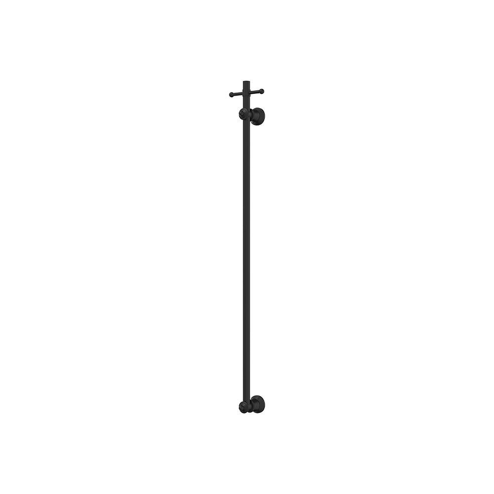 Lillian Vertical Heated Towel Rail 93 x 1000mm Matt Black