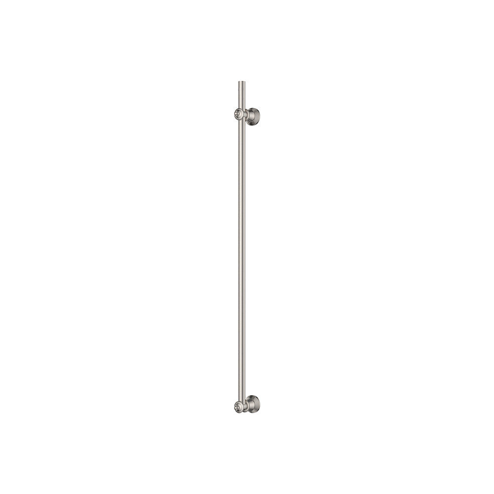 Lillian Vertical Heated Towel Rail 93 x 1000mm Brushed Nickel