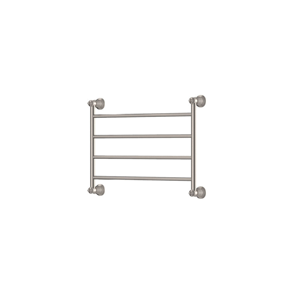 Lillian Heated Towel Rail 600 x 450mm Brushed Nickel