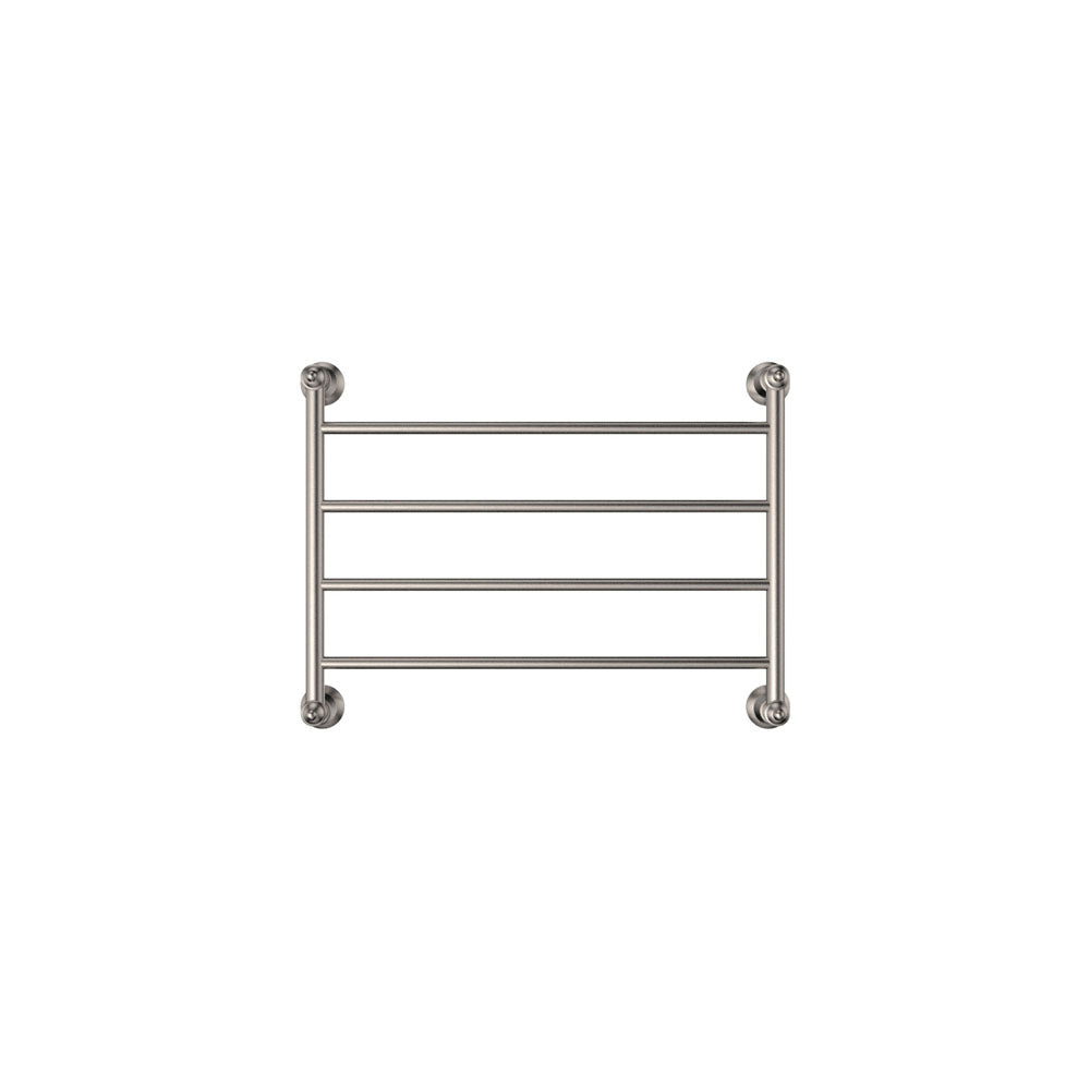 Lillian Heated Towel Rail 600 x 450mm Brushed Nickel