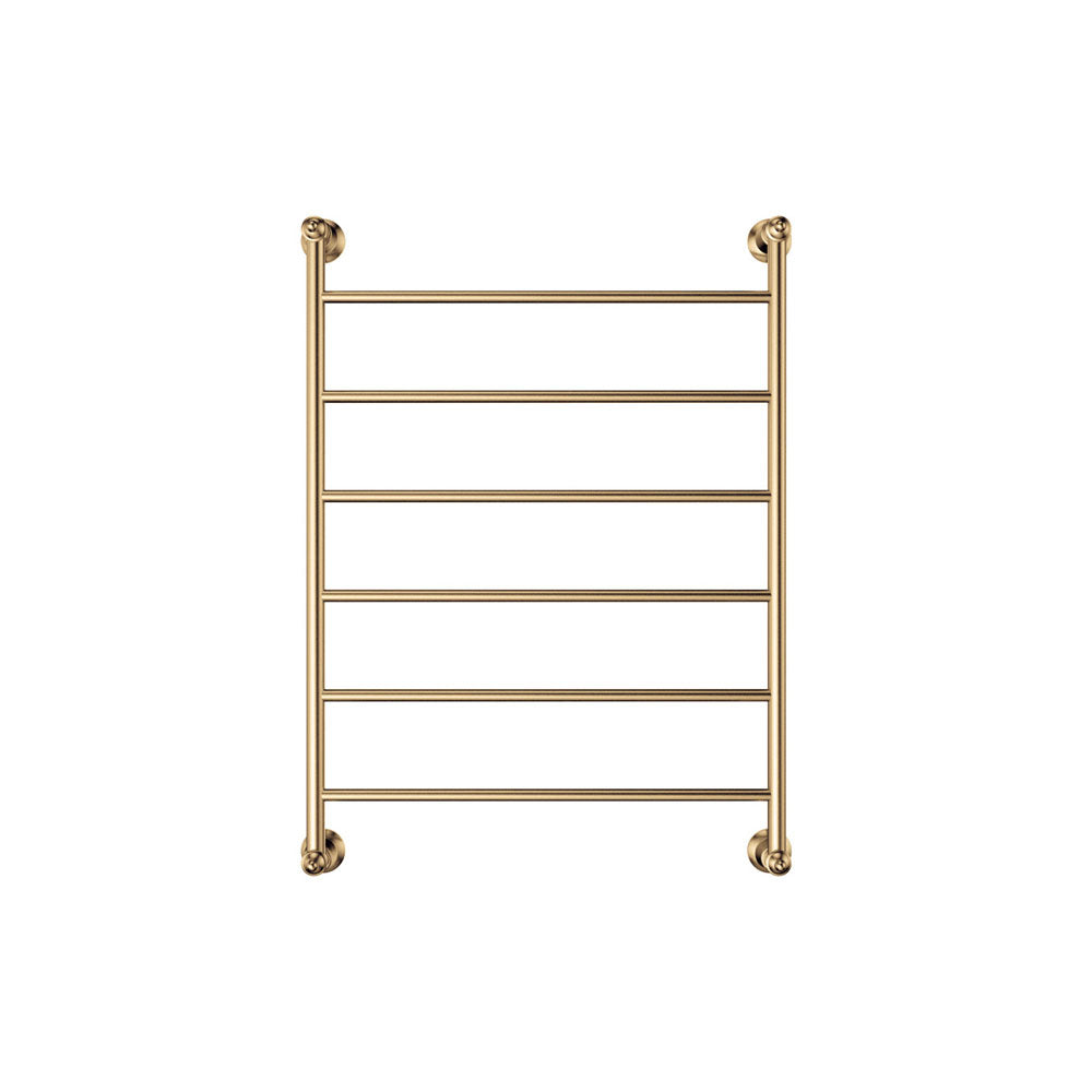 Lillian Heated Towel Rail 600 x 800mm Urban Brass