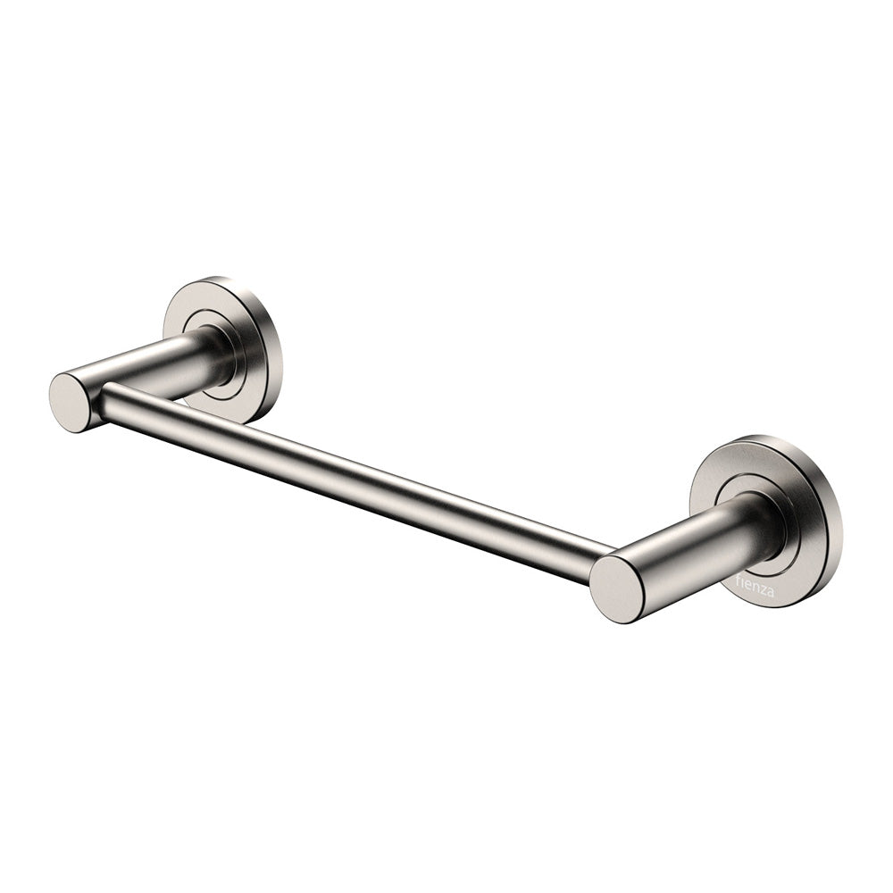 Kaya Single Towel Rail 300mm Brushed Nickel