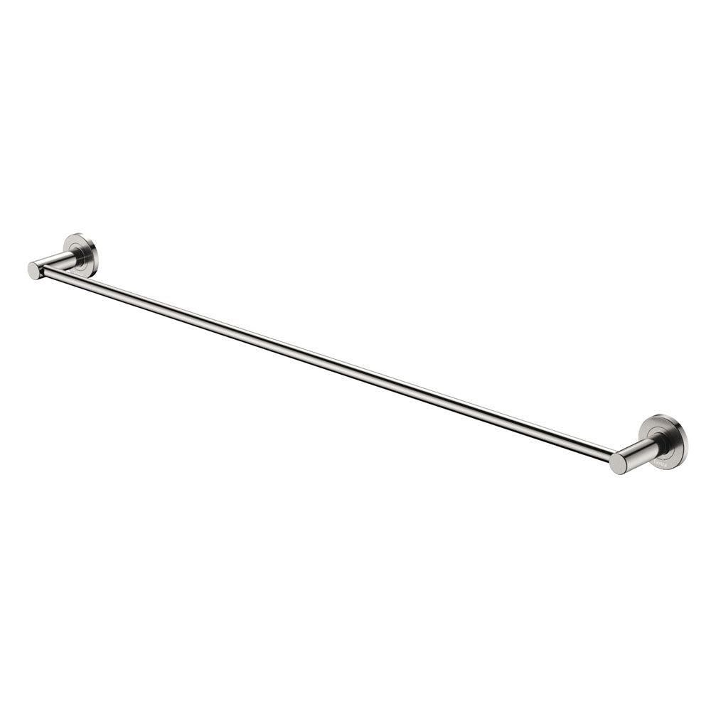 Kaya Single Towel Rail 900mm Brushed Nickel