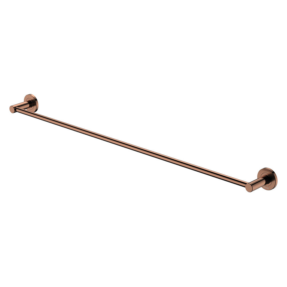 Kaya Single Towel Rail 900mm Brushed Copper