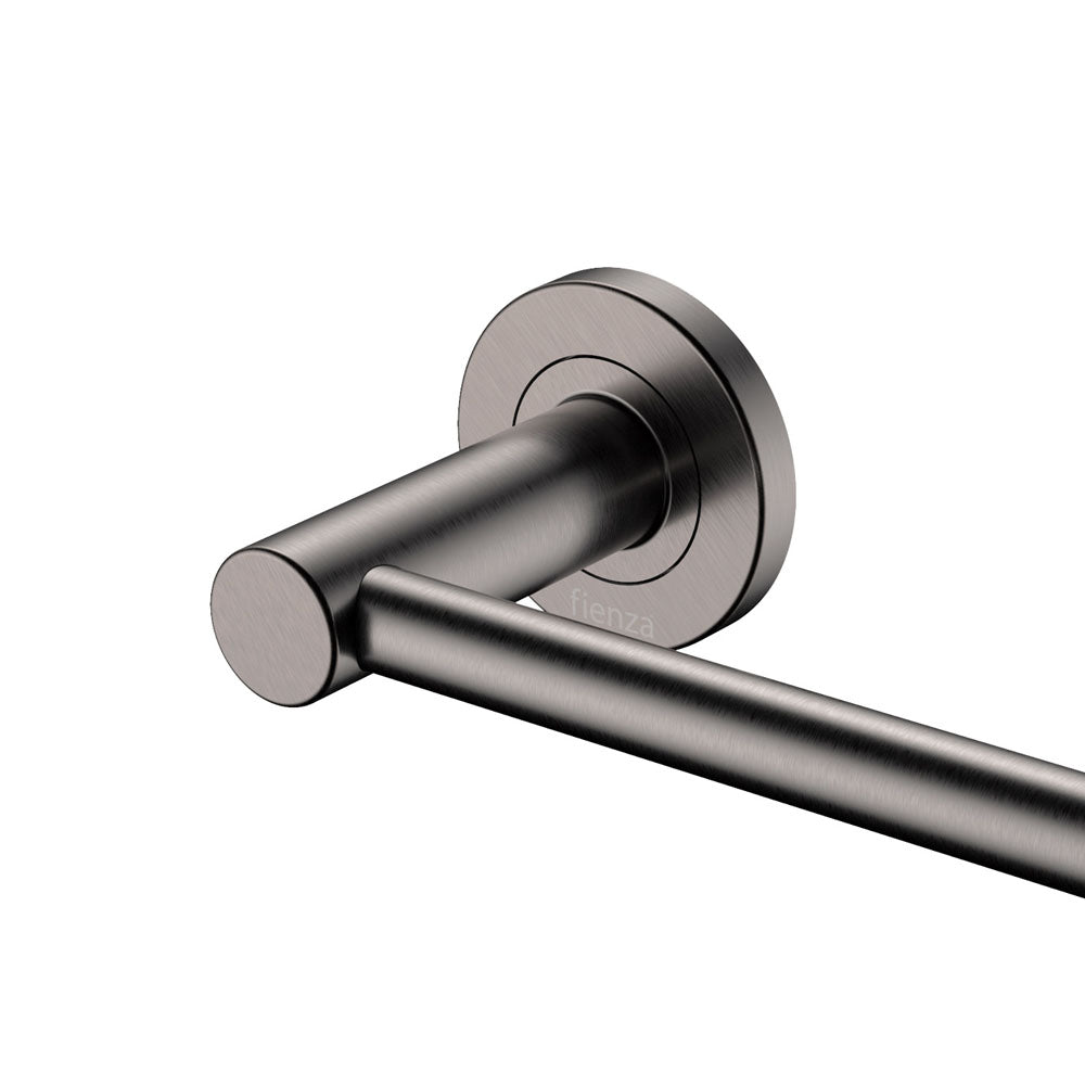 Kaya Single Towel Rail 900mm Gun Metal