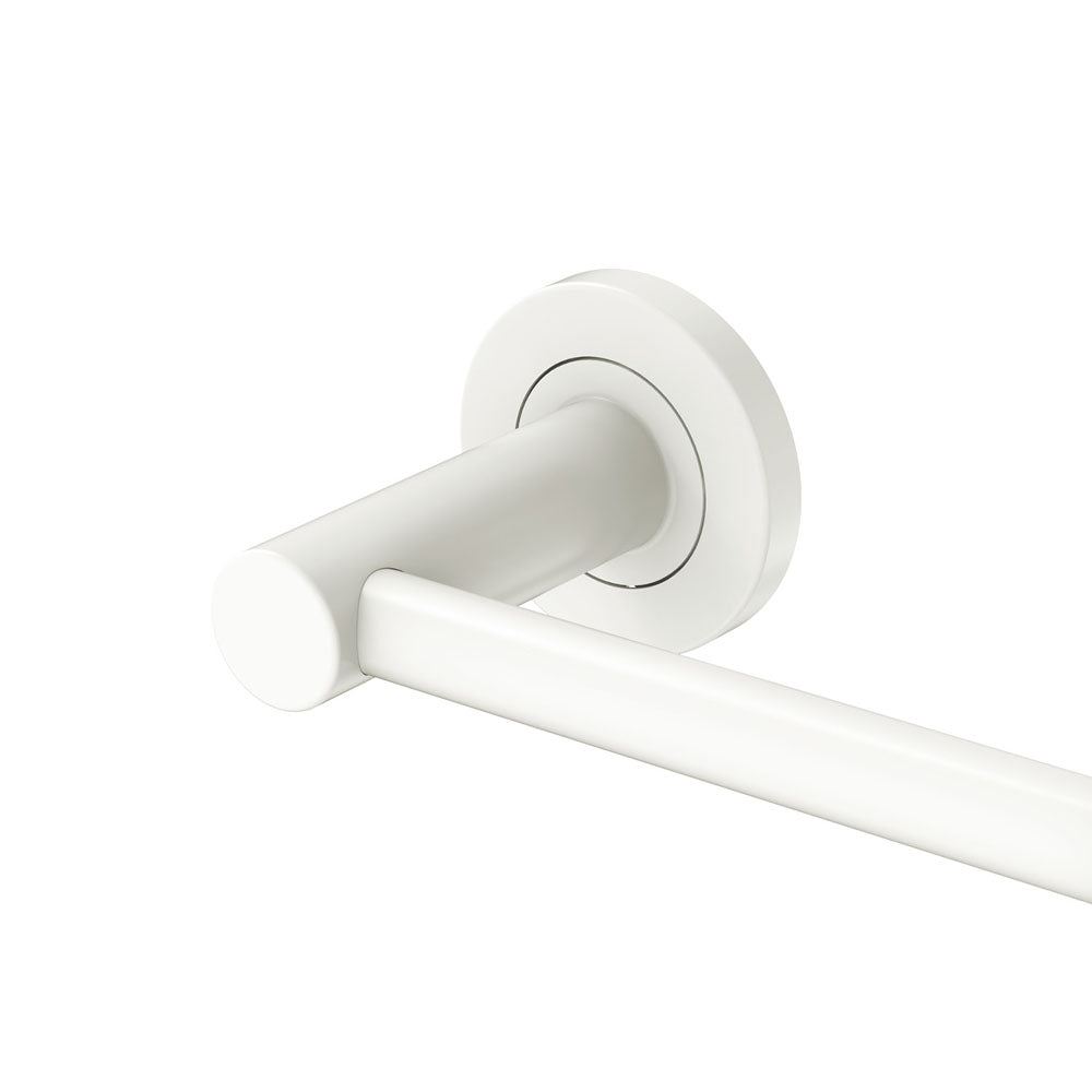 Kaya Single Towel Rail 900mm Matt White