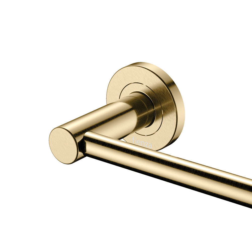 Kaya Single Towel Rail 900mm Urban Brass