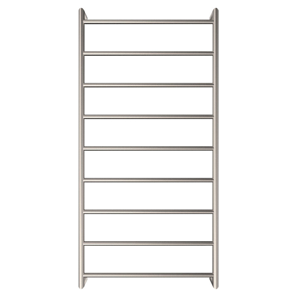 Kaya Heated Towel Rail 600 x 1200mm Brushed Nickel