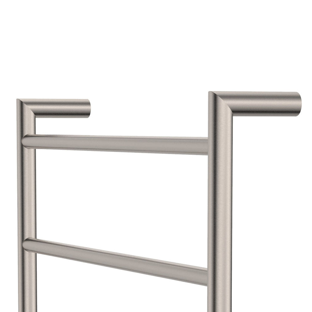 Kaya Heated Towel Rail 600 x 1200mm Brushed Nickel