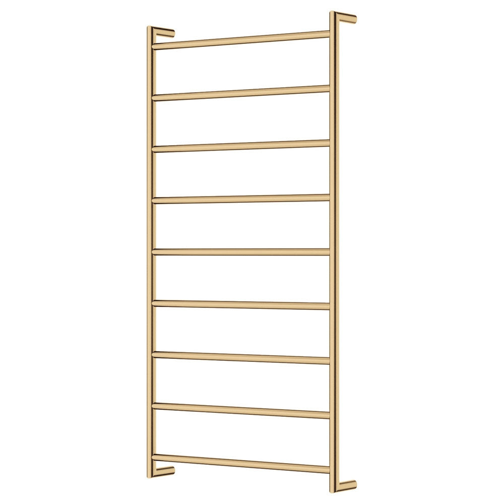 Kaya Heated Towel Rail 600 x 1200mm Urban Brass