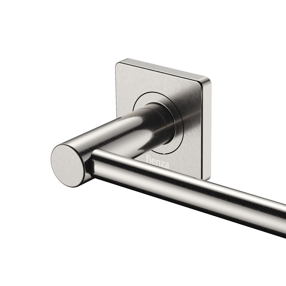 Sansa Single Towel Rail 900mm Brushed Nickel
