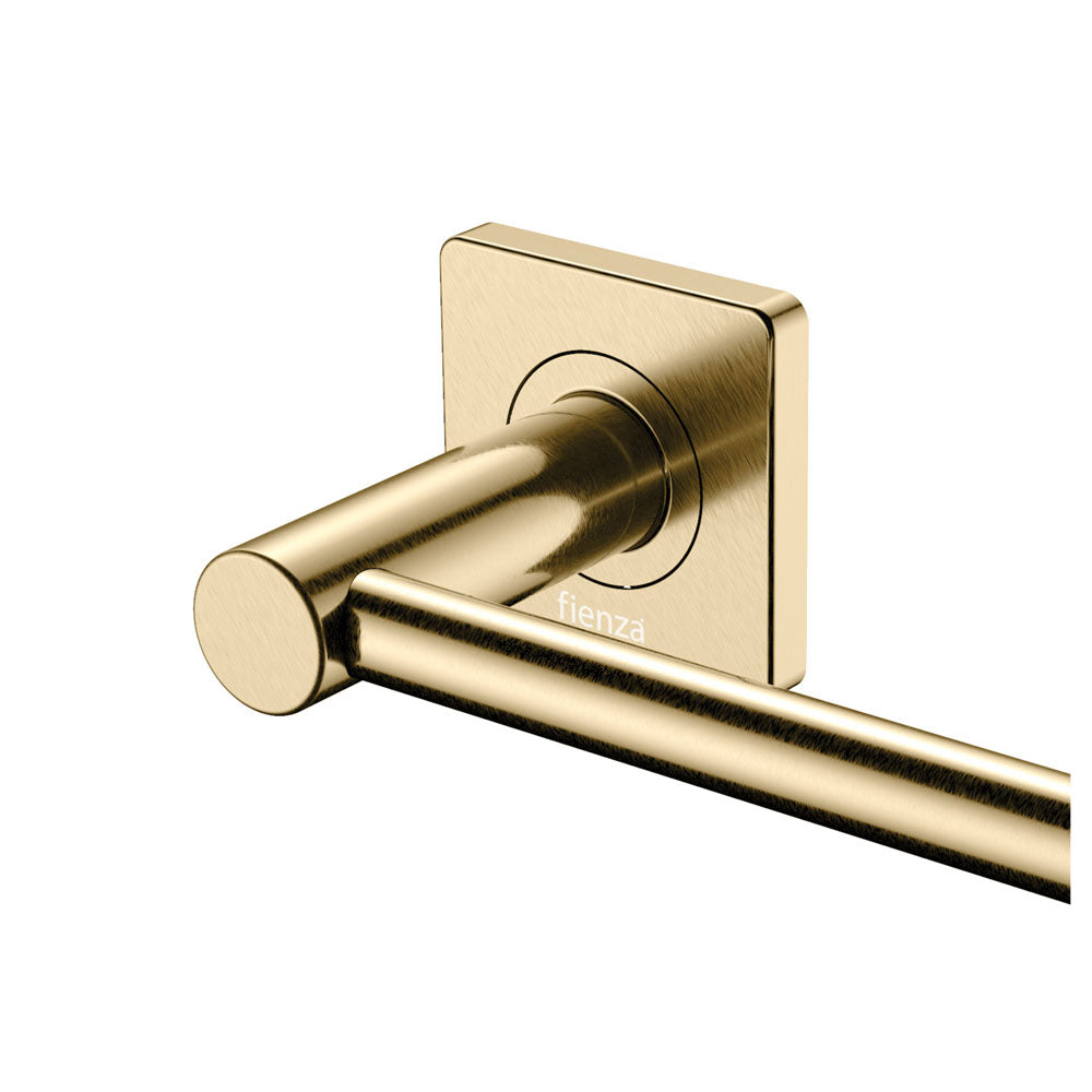 Sansa Single Towel Rail 900mm Urban Brass