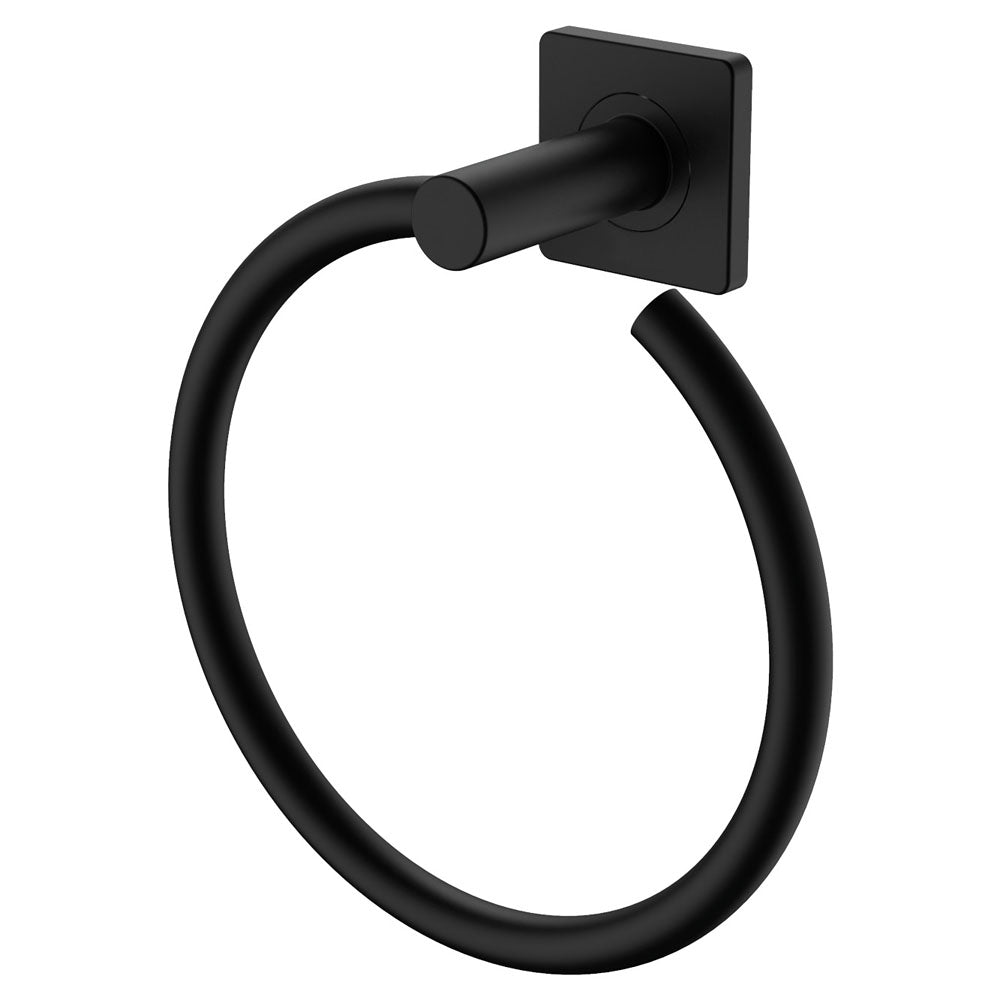 Sansa Hand Towel Ring Matt Black