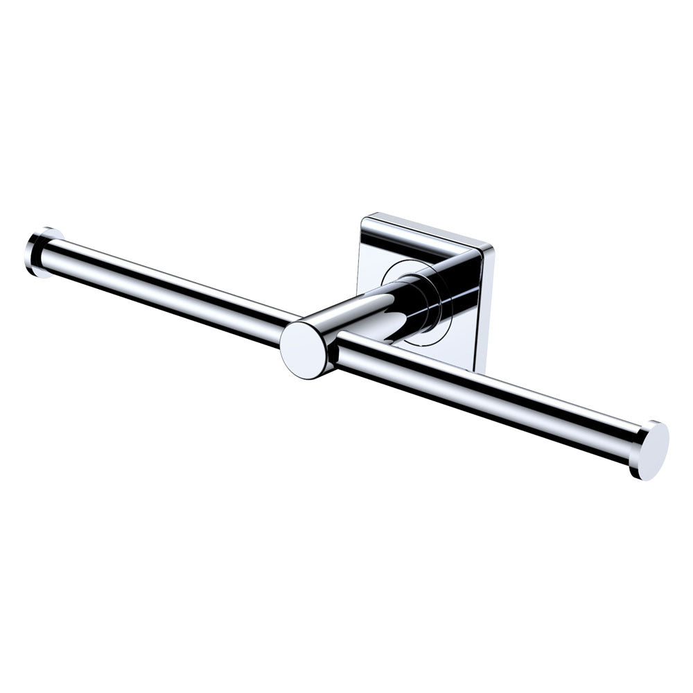 Sansa Double Toilet Roll Holder Chrome