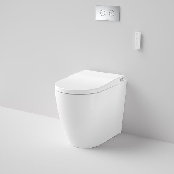 Caroma Urbane II Bidet Cleanflush Invisi Series II Wall Faced Toilet Suite (with GermGard)