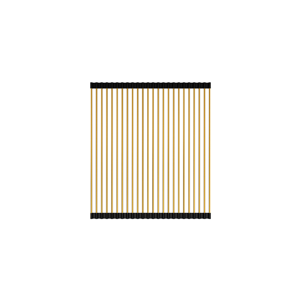 Hana Sink Roll Up Drainer, PVD Rugged Brass