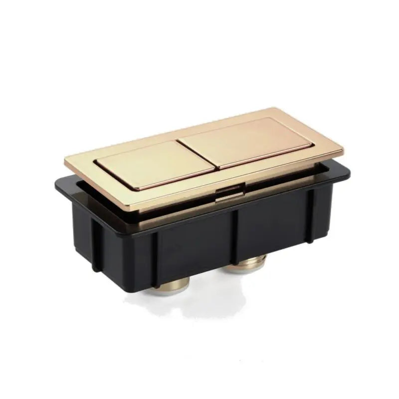 Zumi Back To Wall Toilet Suite Button - Brushed Gold