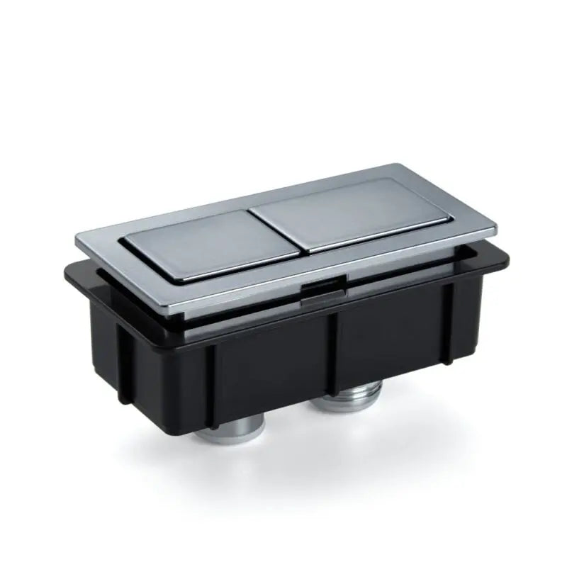 Zumi Back To Wall Toilet Suite Button - Gun Metal