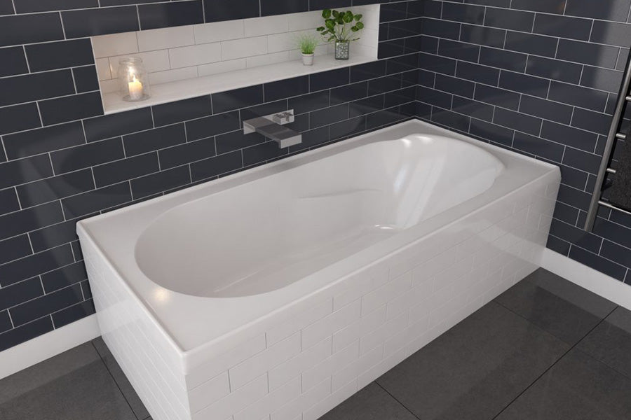 Adatto 1510 Inset Bath - White