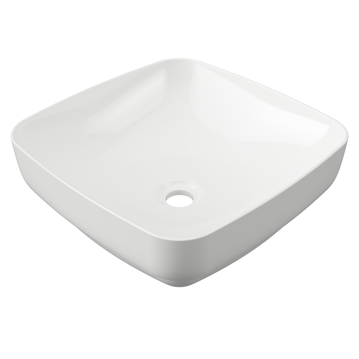 An image of Timberline's Addison Basin 400mm White Gloss