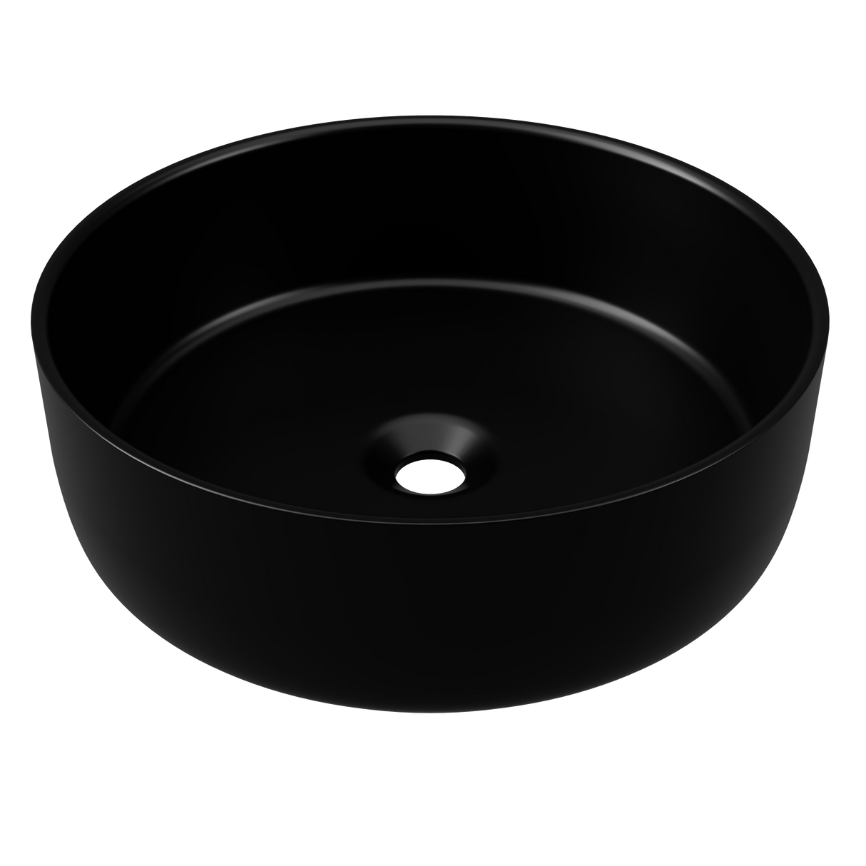 An image of Timberline's Allure Basin 360mm Black Matt