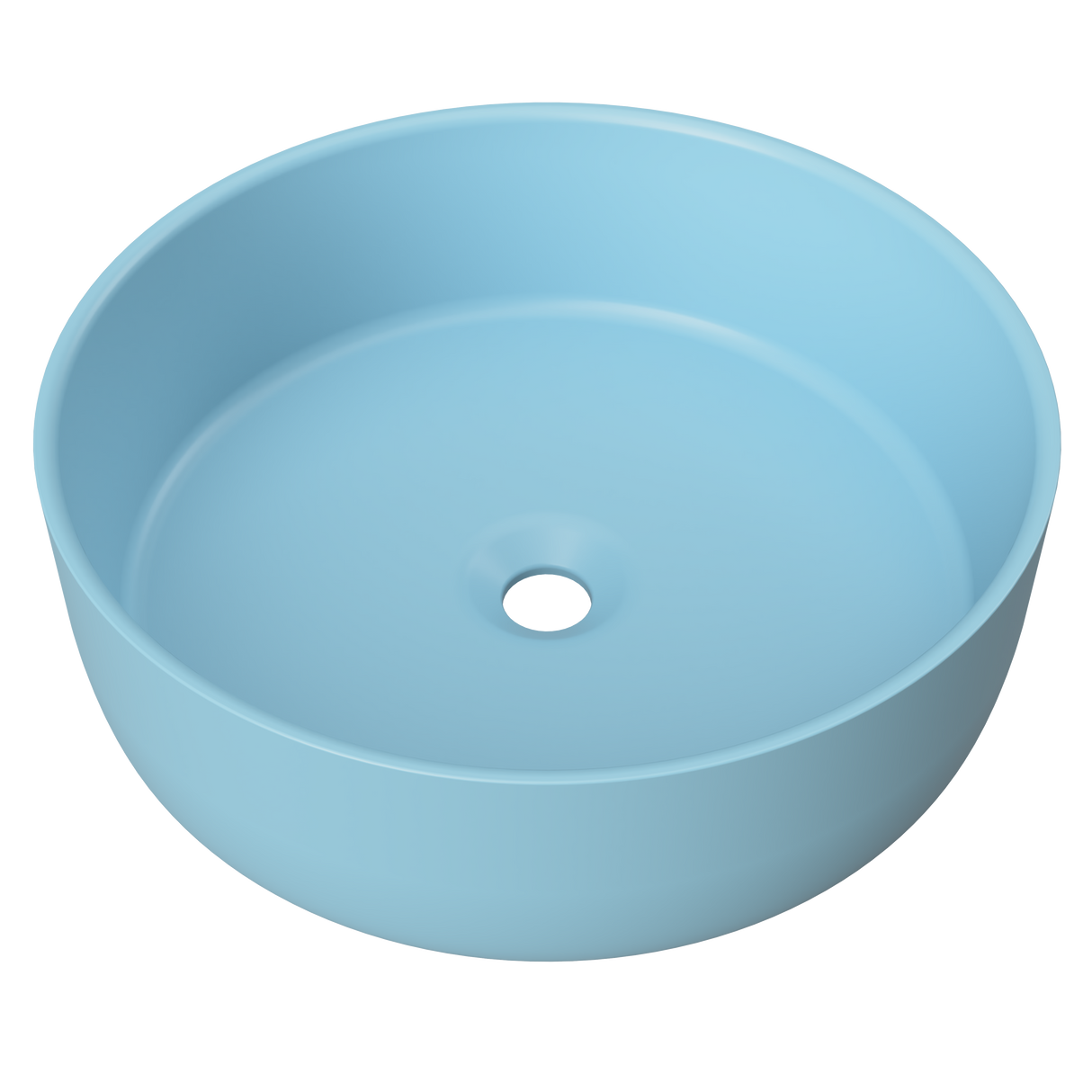 An image of Timberline's Allure Basin 360mm Blue Matt