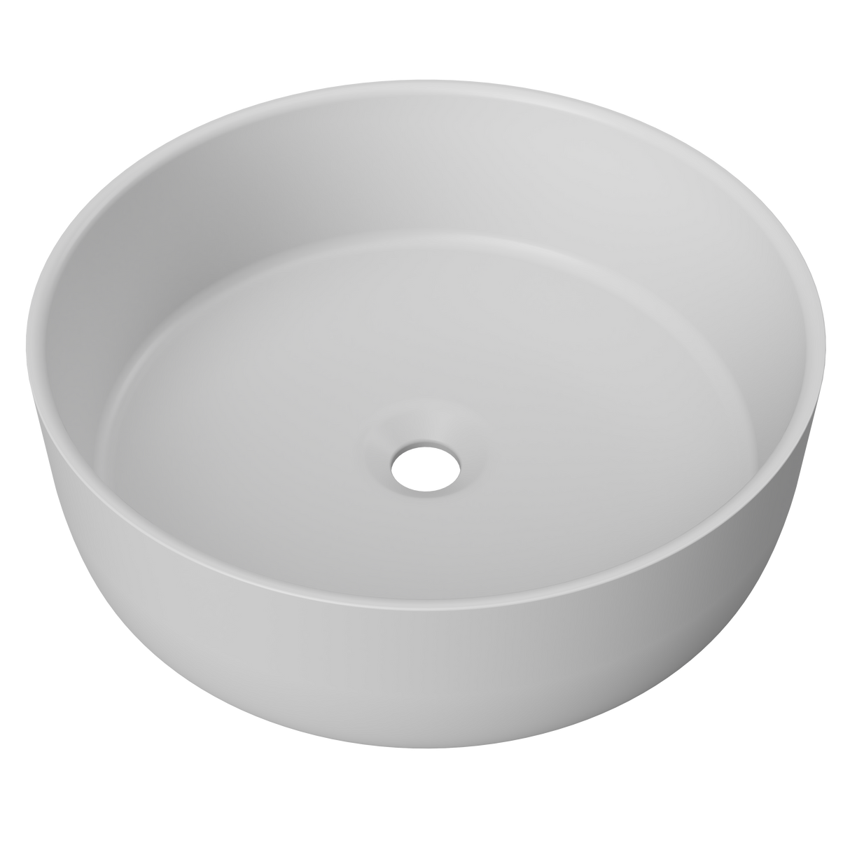 An image of Timberline's Allure Basin 360mm Light Grey Matt