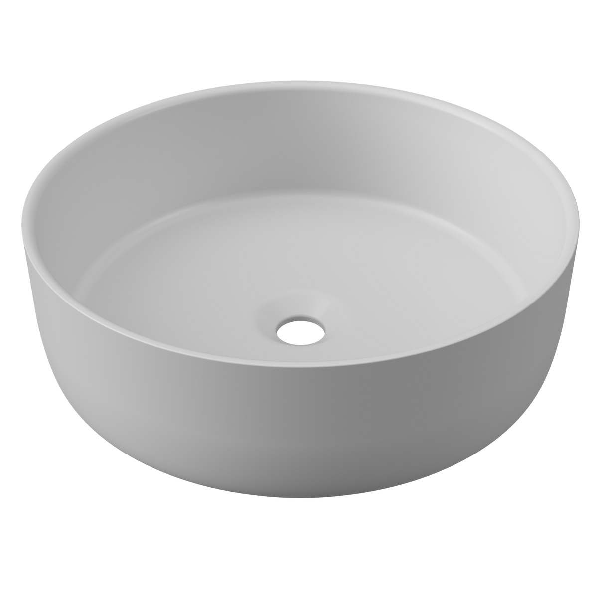 An image of Timberline's Allure Basin 360mm Light Grey Matt