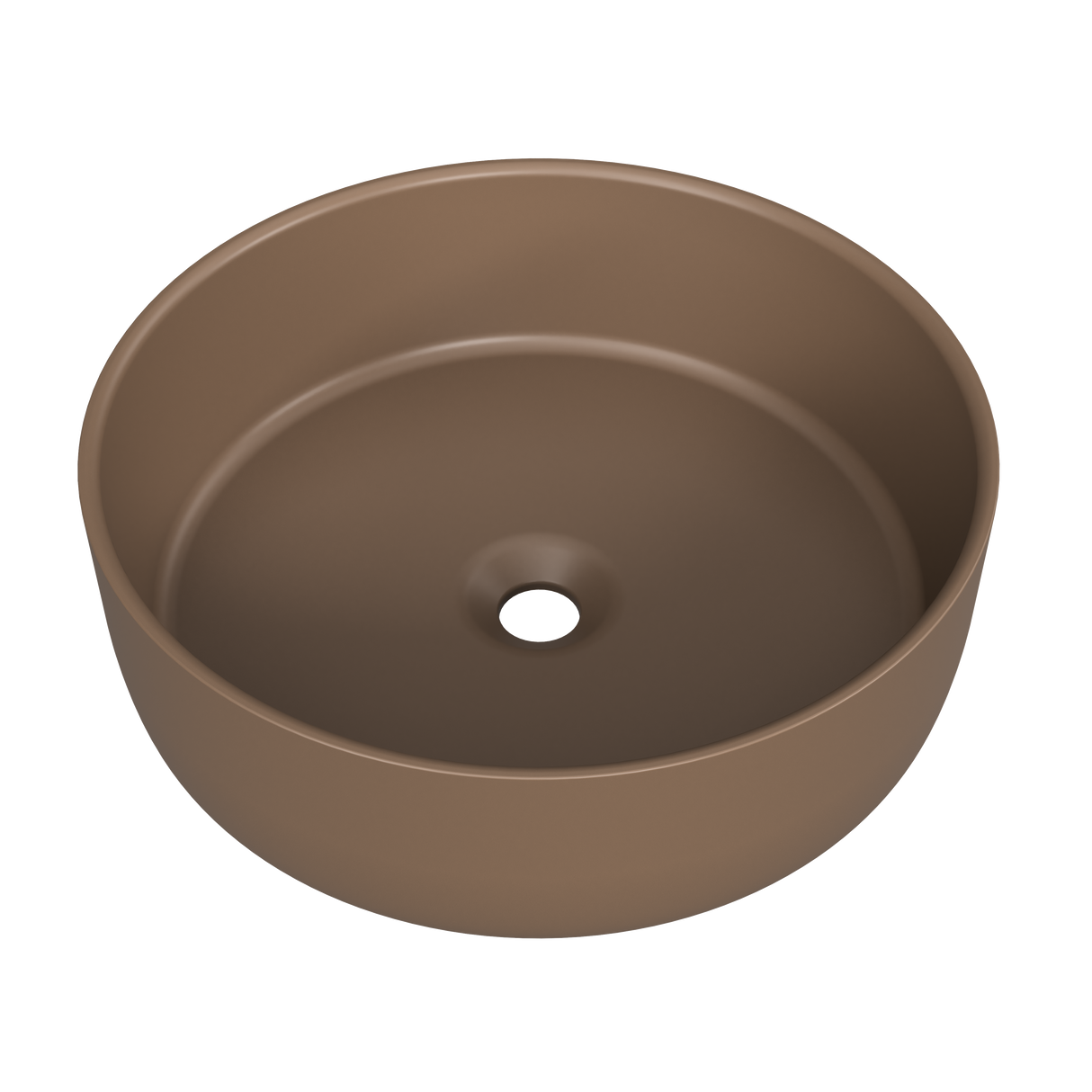 An image of Timberline's Allure Basin 360mm Taupe Matt