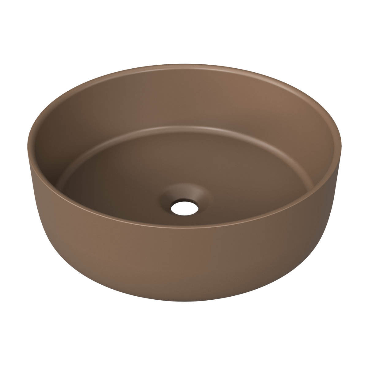 An image of Timberline's Allure Basin 360mm Taupe Matt