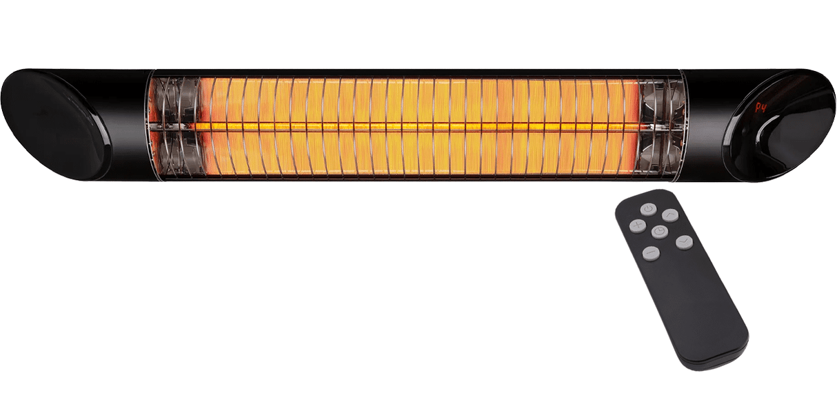Ash 2000W Wall Mounted Outdoor Heater with Remote 190x945x130mm