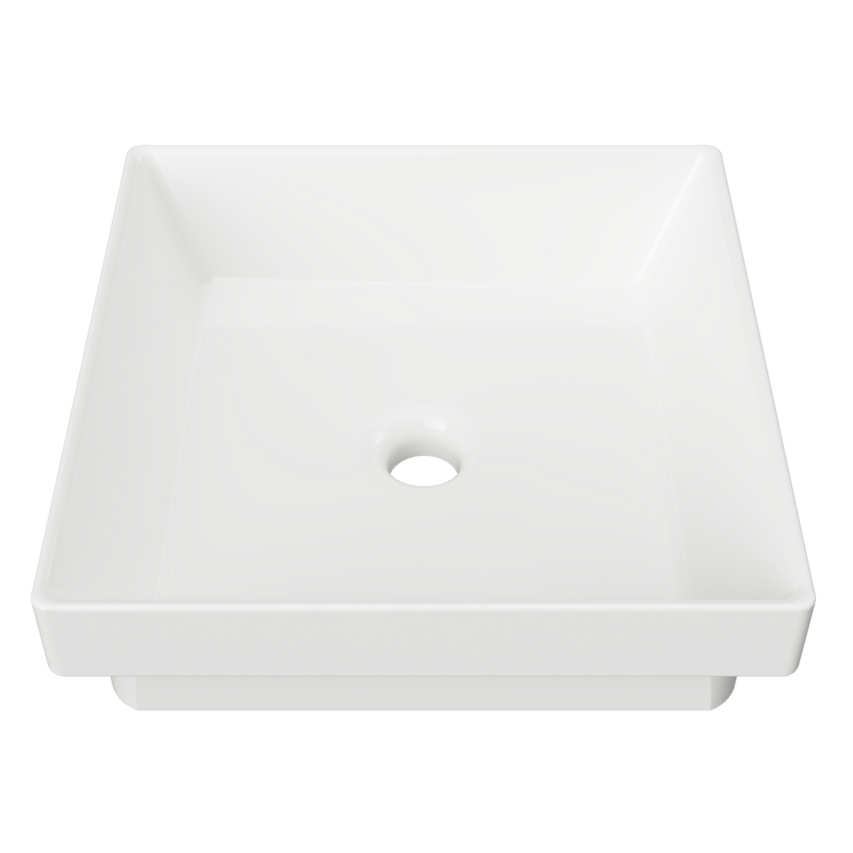 An image of Timberline's Arcade Basin 400mm White Gloss