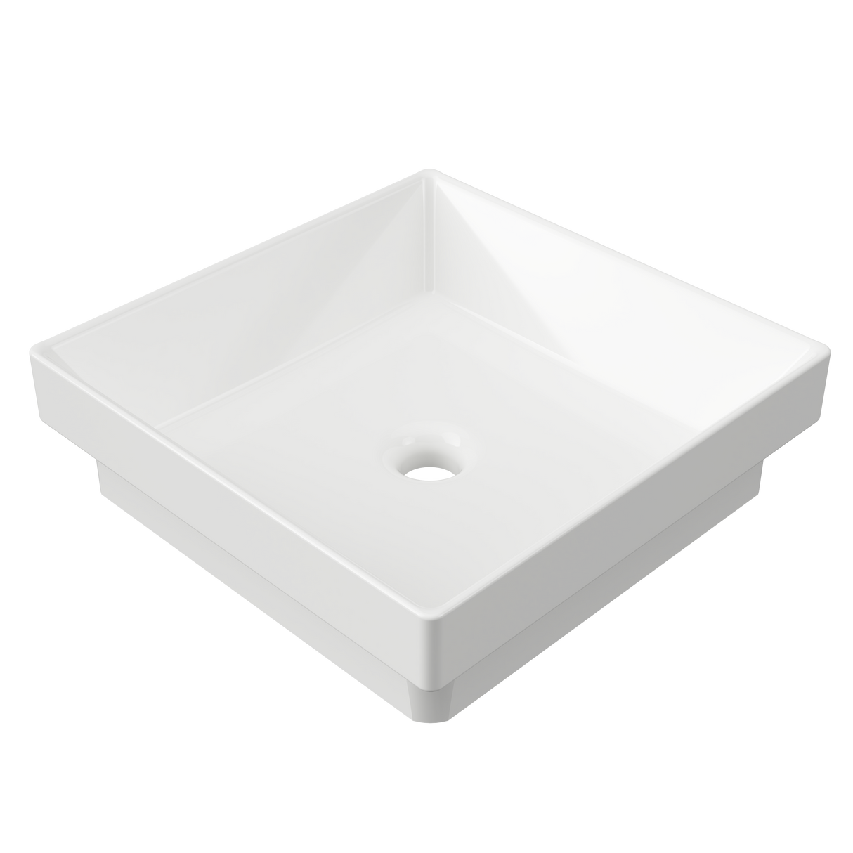 An image of Timberline's Arcade Basin 400mm White Gloss