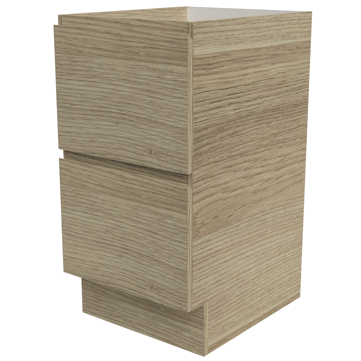 Modular Laundry Cabinet 450mm Base Unit 2 Drawers (BAS-LC-450-DR2)