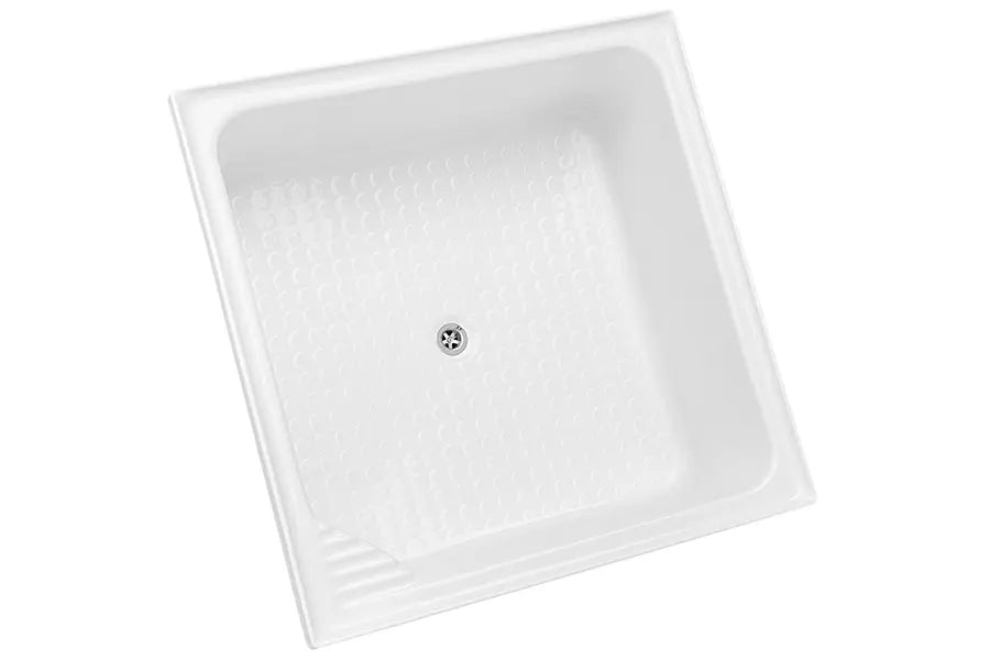 Bella 910 Inset Shower Bath - White