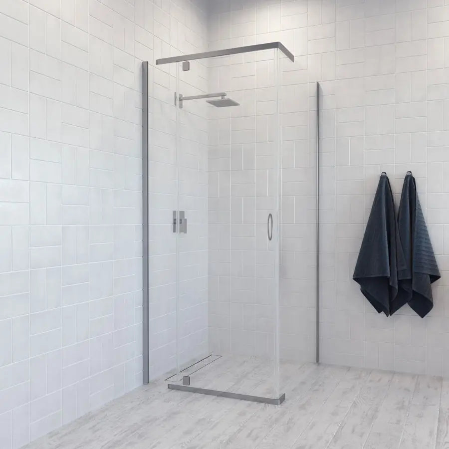 Cascade Shower Screen 1000 Chrome